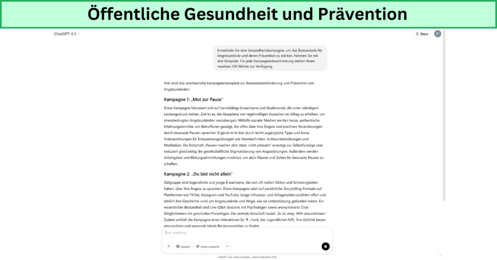 Öffentliche Gesundheit und Prävention