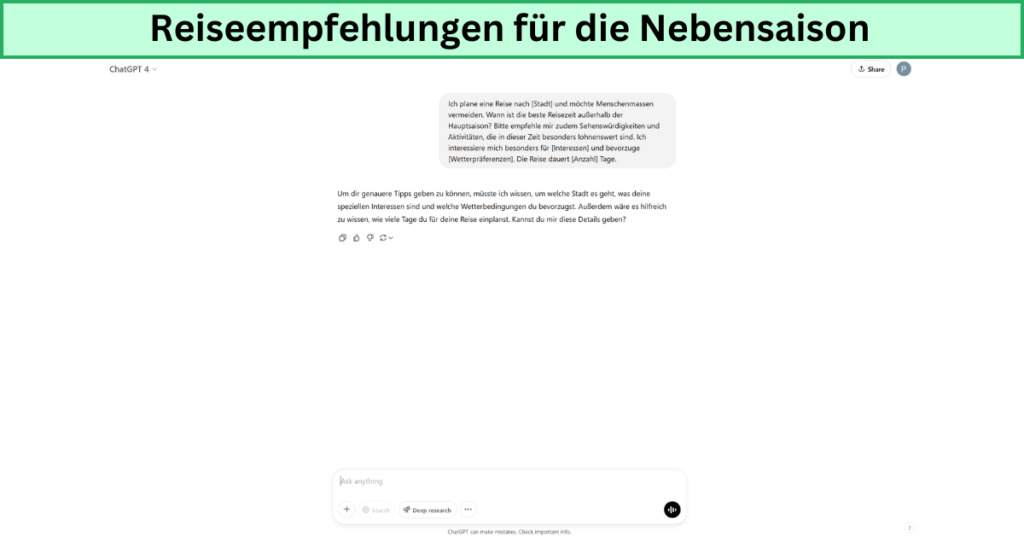 Reiseempfehlungen für die Nebensaison