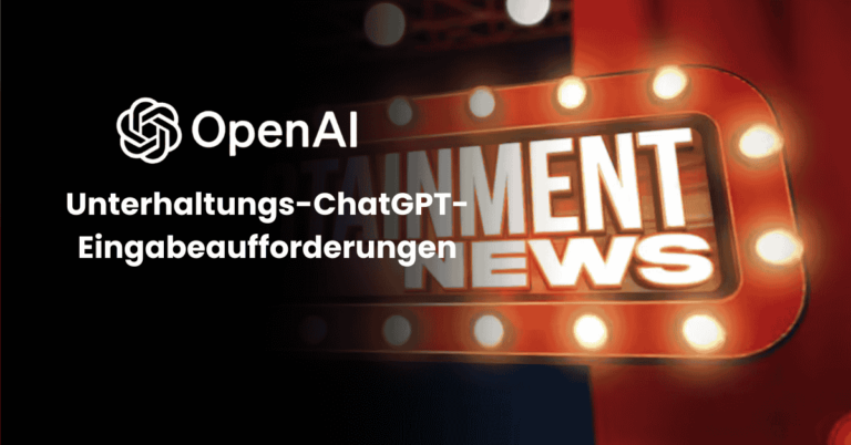 Unterhaltungs-ChatGPT-Eingabeaufforderungen