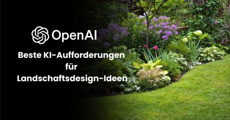 ChatGPT Prompts für Landschaftsgestaltungsideen